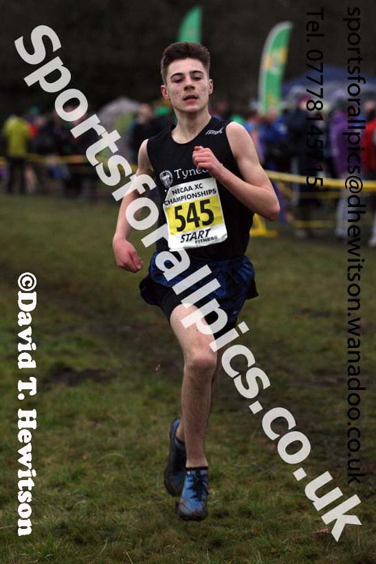 Mens under-17s North Eastern Cross Country, Aykley Heads, Durham. Photo: David T. Hewitson/Sports for All Pics